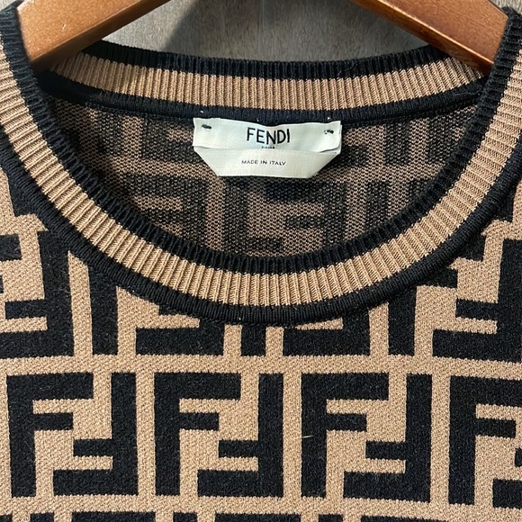 Fendi Ff Logo Knit Top - Picture 4 of 6